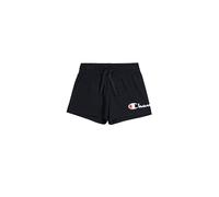 Champion Mädchen Legacy Icons G-Light Pro-Jersey Script Logo Regular Waist Bermuda Shorts, Schwarz, 9-10 Jahre