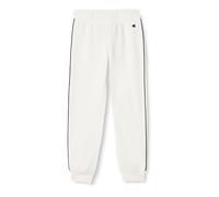 Champion Mädchen und Mädchen Legacy Color Punch G Ultralight Powerblend Fleece Rib Cuff Trainingshose, Off White, 13-14 Jahre