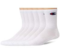 Champion Men's Double Dry Moisture Wicking Logo 6-Pack Crew Socks
