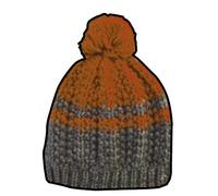 Champion Mütze Legacy Knit Bommel grau/orange Kinder 1er