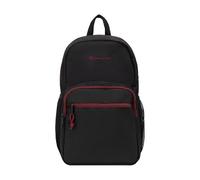 Champion Phase Laptop-Rucksack mit gepolsterten, verstellbaren Trägern, Wasserflaschentaschen für Arbeit, Reisen, Pendeln, Schwarz/Granatapfel, Einheitsgröße