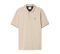 Champion Poloshirt aus Baumwoll-Piqué beige Größe: XL