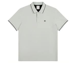 CHAMPION Poloshirt für Herren aus Baumwoll-Piqué - Grau, XL
