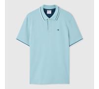 CHAMPION Poloshirt für Herren aus Baumwoll-Piqué - Pastellblau, M