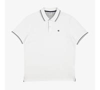 CHAMPION Poloshirt für Herren aus Baumwoll-Piqué - Weiß, L