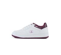 Champion RD18 Foil W Low, Damen-Sneaker, Weiß/Burgund (WW013), 36 EU, Weiß Burgund Ww013, 36 EU