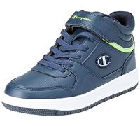 Champion Rebound Vintage Mid B Gs Sneakers, Blu Marino Grigio Verde Bs010, 40 EU