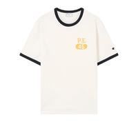 Champion Ringer T-Shirt mit Grafik creme Größe: M