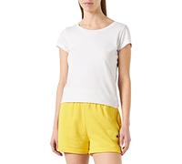 Champion Rochester 1919-Champion Logo High Waist Regular Shorts, Senfgelb (PSS), XL für Damen, Senf Gelb (Pss), XL