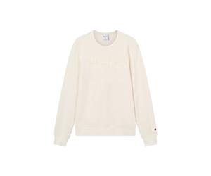 Champion Rundhals-Sweatshirt mit tonalem Logo creme Gr. L Größe: L