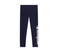 Champion Script Shop Damen Bauchfreie Leggings, Baumwoll-Lycra, Marineblau