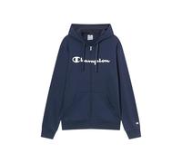 Champion Script Shop Herren-Sweatshirt mit durchgehendem Reißverschluss, Marineblau