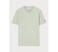 CHAMPION T-Shirt mit Label-Stitching Modell 'ICONS' in Mint, Größe M