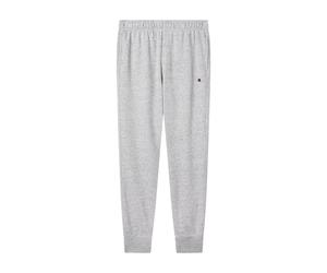 Champion Slim Fit Jogginghose mit gerippten Bündchen am Knöchel hellgrau Größe: M