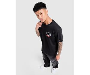 Champion Small Logo T-Shirt - Herren, Schwarz - S