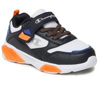 Champion Sneaker Wave Low Cut - weiss/schwarz/orange Jungen, Größe Euro (US) 32