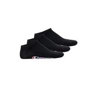 Champion Sneakersocken Basics Unisex 3er Pack Schwarz Größe 43-46