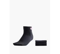 Champion Socken Basics Quarter 3er Pack Unisex Schwarz 43-46 EU