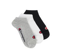 Champion Unisex Basics 3pk Sneaker Socken, Hellgrau Meliert, 39-42 EU
