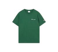 CHAMPION Icons Herren T-Shirt mit kleinem gesticktem Logo Grün, L