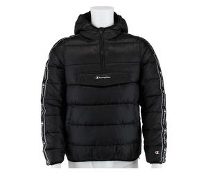 Champion Steppjacke Halfzip mit Kapuze schwarz Jungen, Größe 164