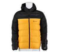 Champion Steppjacke mit Kapuze (kleiner Logo) schwarz/gelb Kinder, Größe 164