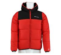 Champion Steppjacke mit Kapuze und kleiner Schriftzug rot Jungen, Größe 176