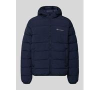 CHAMPION Steppjacke mit Logo und Eingrifftaschen in Marine, Größe XXL