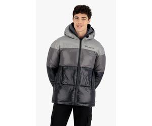 Champion Steppjacke - wattierte Kapuzenjacke mit Farbverlaufsbahnen - schwarz Herren, Größe L