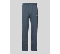 CHAMPION Straight Fit Sweatpants mit Label-Stitching in Anthrazit, Größe XS