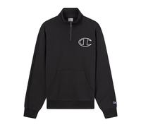 Champion Sweatshirt mit Halbzip und angerautem Innenmaterial schwarz Gr. M Größe: M