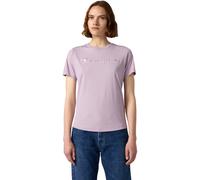 Champion Tonal Big Logo T-Shirt Damen M Lila