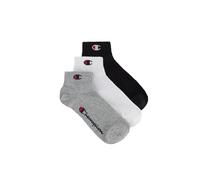 Champion Core Socks 3PP Quarter, Grau (Helle Melange), 43-46 EU (9-10.5 UK) Unisex - Erwachsene -FW23, Grigio (Melange Chiaro)
