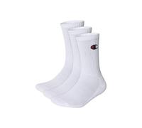 Champion Socken Core 3PP Crew – 3er-Pack, Weiß, Gr. 35-38, Unisex