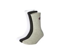 Champion Socken 3 Paar Crew Basic Unisex Schwarz/Weiß/Grau EU 39-42