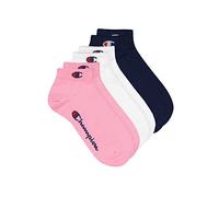 Champion 6 Paar Quarter Socken Gr. 35-46 Unisex Sneaker Kurzsocken, Farbe:395 - prism pink, Socken & Strümpfe:43-46