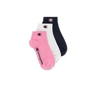 Champion Unisex Basics 3pk Quarter Socken, Rosa (Fucsia), 35-38 EU