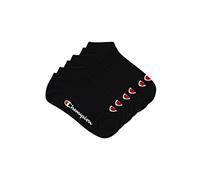 Champion Tennissocken Sneaker Schriftzug-Print Baumwolle Schwarz 3 Paar Gr. 35-38