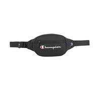Champion Unisex-Erwachsene Frequency Waist Pack Gürteltasche, Schwarz-weißes Logo, Einheitsgröße