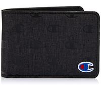 Champion Unisex-Erwachsene Graphic Wallet Reisezubehr-Bi-Fold-Brieftasche, Schwarz-Washed Black, Einheitsgröße