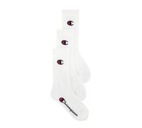 Champion Unisex kinder Core-Junior 3PP Crew Socken, Weiß, 27-30 EU (3er Pack)