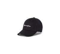Champion Unisex Kinder Icons Accessories Junior Caps-802421 Woven Cotton Twill Small Script Logo Baseballkappe, Schwarz, Einheitsgröße