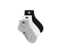 Champion Unisex - Kinder und Jugendliche Core Socks Junior 3PP Quarter Innensocken, Grigio (Melange Chiaro),