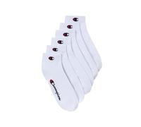 Champion Unisex - Kinder und Jugendliche Core Socks Junior 6PP Quarter Innensocken, Weiß, 31-34