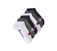 Champion Unisex - Kinder und Jugendliche Core Socks Junior 6PP Sneaker Innensocken, Marineblau, 31-34