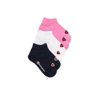 Champion Unisex - Kinder und Jugendliche Core Socks Junior 6PP Sneaker Innensocken, Rosa (Fucsia), 31-34