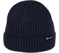 Champion Unisex Lifestyle Caps (806068) -Recycled Acrylic Knitted Yarn Small Script Logo Beanie-Mütze, Blau (BS501), One Size