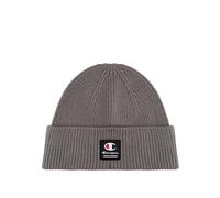 Champion Unisex Lifestyle Caps (806069) -Recycled Acrylic Knitted Yarn Block Logo Beanie-Mütze, Grau (ES072), One Size