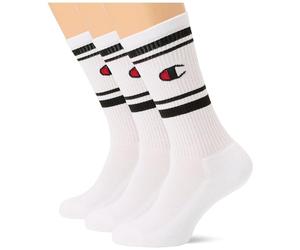 Champion Unisex Seasonal Socks 3PP C-Logo Crew Innensocken, Bianco,