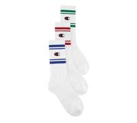 Champion Unisex Seasonal Socks 3pp C-Logo Crew Strümpfe, Weiß (WW009), 35-38 (3er Pack)